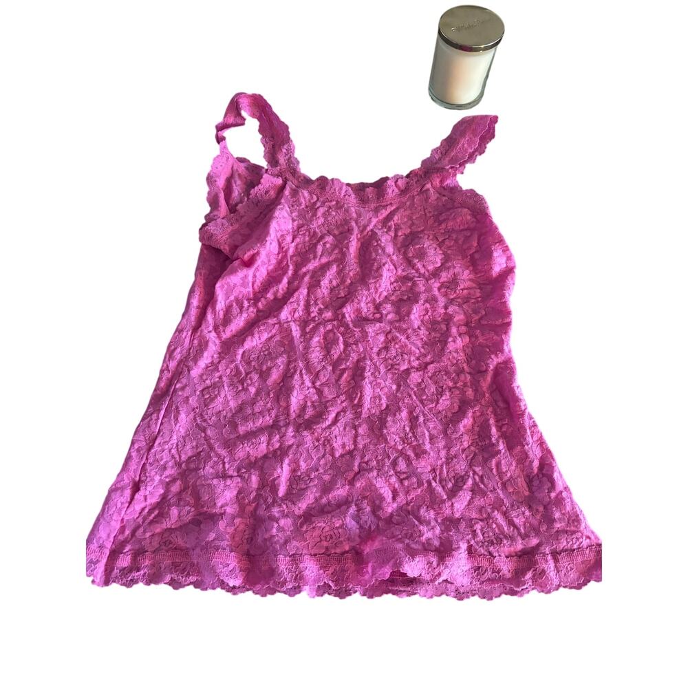 hanky panky Pink Lace Tank Size L